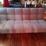Dark Grey Modern Folding 3 Seater Fabric Sofa Image 3