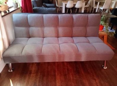 Dark grey fabric Folding Sofa Free delivery
