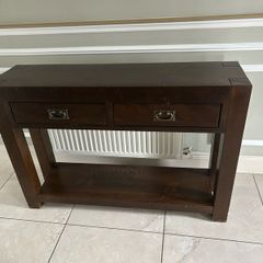 walnut hall table