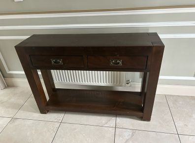 walnut hall table