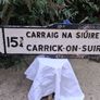 Original 38" Carrick-On-Suir Cast Double Sided Road Sign Image 2