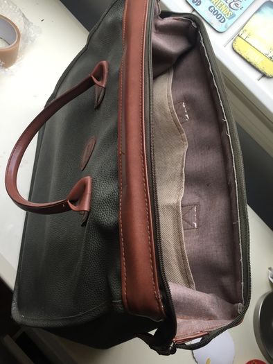 Vintage Leather Avon bag