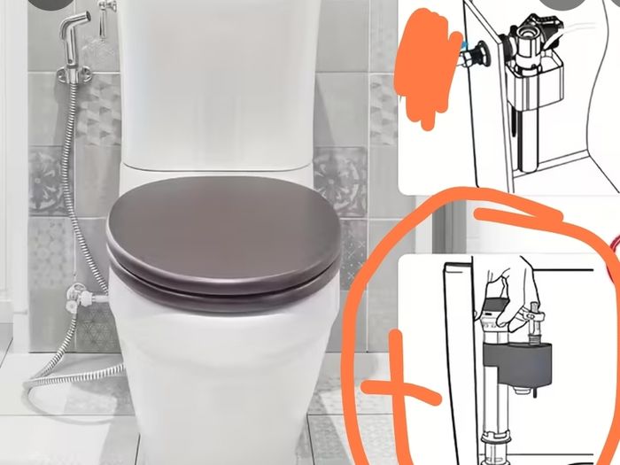 toilet water valve float 1/2