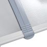Door Canopy Grey 200x100 cm PC Image 5