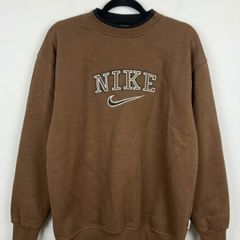 Nike Vintage Brown Spellout Sweatshirt - Size S