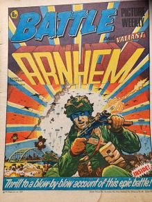 Battle & Valiant Comics x 5, IPC Magazines, 1977 and 1976 UK Vintage Comics, Golden Age