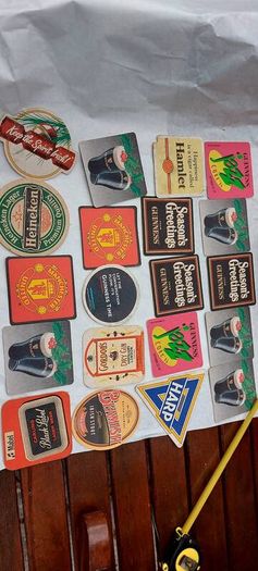 20 x vintage beer mats ,nice collection,,see pictures for condition ,sold as seen ,price includes post to anywhere in Ireland thank you, Job lot