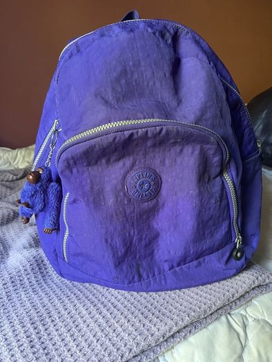 Kipling backpack medium, bright blue