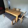Harvey Norman Jensen Dining Set - Table, Bench & 4 Chairs Image 4