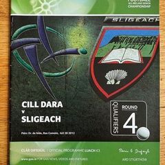 2012 Kildare v Sligo - GAA Senior Championship Football Round 4 Qualifier Programme