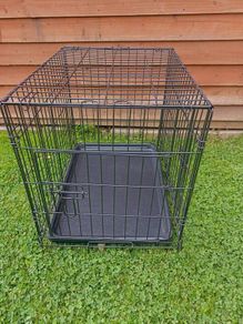 small dog travel cage