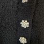 Savida black pearl button detail cardigan Image 3