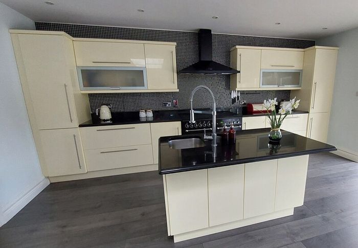Cream High Gloss Kitchen