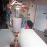 rose gold large  hurricane jar candle Image 2