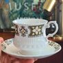 Vintage Mayfair Pottery Fine Bone China Tea Set 6 Cups & Saucers Floral Pattern Image 10