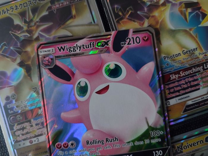 Wigglytuff GX ! Ultra Rare ! from Hidden Fates Set ! 2019 ! Pokemon Card !