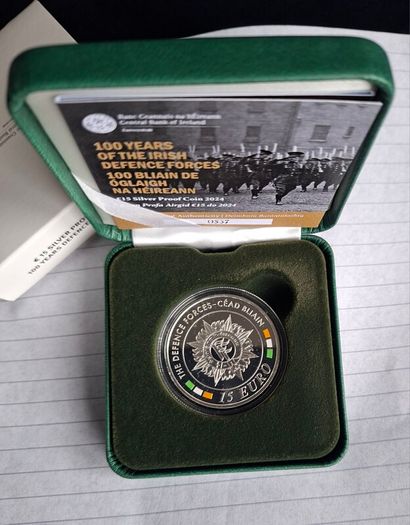 irish silver proof coin