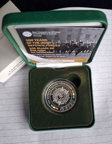 irish silver proof coin