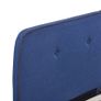 Bed Frame Blue Fabric 150x200 cm Image 5