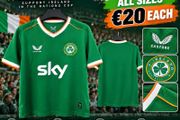 Ireland Football jersey Home
