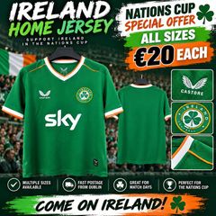 Ireland Football jersey Home