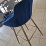 Navy bar stools x 5 Image 4