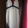 Brand New Definitions White and Black Mesh Dress Size 10 Image 3