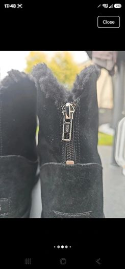 Genuine UGG classic zip it mini boot