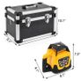 Rotary Laser Level Kit Red Beam Digital Self-Leveling Rotary Laser Kit 500M Range with Remote Control Receiver Carrying Case Image 2