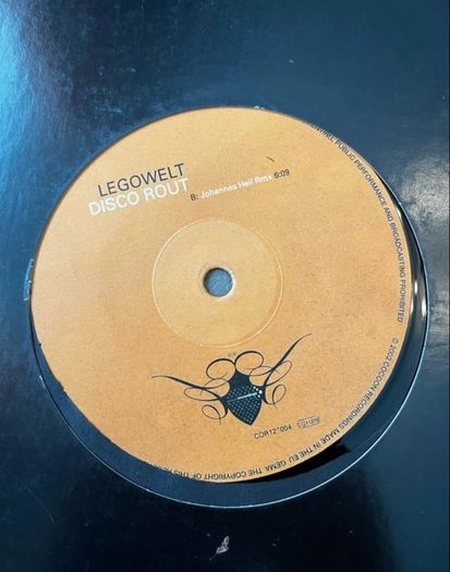 Techno/ Legowelt Disco rout 12" vinyl