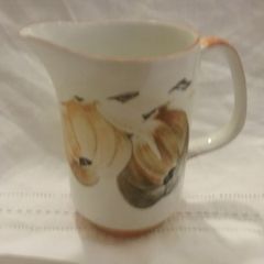 Hand Painted Milk Jug