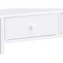 Console Table, Slim Console Table with 2 Non-woven Drawers, Hallway Table with Storage, Slim Sofa Table for Small Spaces, Living Room, White Image 5