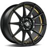 15"Japan Type Black  Alloy Wheels Chevrolet Citroen Dacia Fiat Honda Hyundai Kia Mazda Mitsubishi Nissan Renault Suzuki Seat Toyota VW 4x100 / 4x114,3 Image 4
