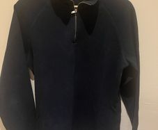 PRICE REDUCED Selected Homme men's Navy long sleeve Cotton top jumper