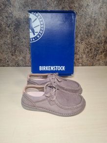 BIRKENSTOCK PASADENA shoes suede leather taupe beige brown Size UK 5 EU 38 boys girls women unisex BRAND NEW BOXED