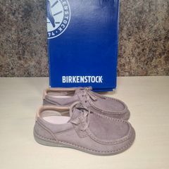 BIRKENSTOCK PASADENA shoes suede leather taupe bige brown Size UK 5 EU 38 boys girls women unisex BRAND NEW BOXED