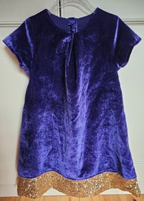 Mothercare Velvet Dress 5-6 Years