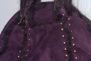 Purple Suede Like Bag from Dents