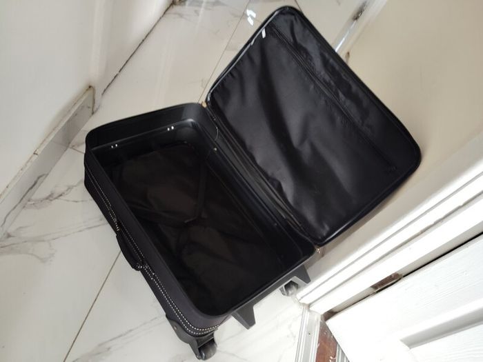 black suitcase