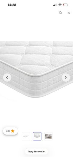 Single bed mattress