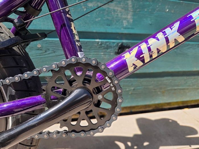 Kink Pump 14" BMX Kids Bike Purple