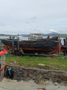 Steel fishing/work boat