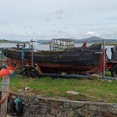 Steel fishing/work boat