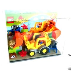 LEGO Showcase New Shop Display Never used Lego Duplo digger in display case