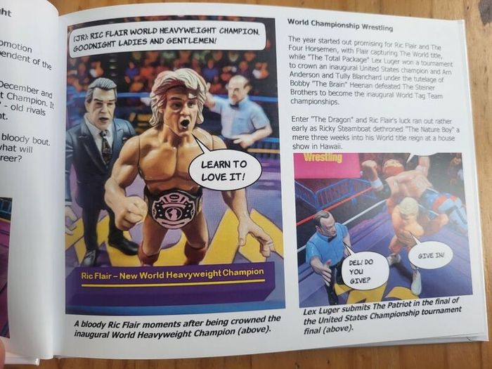 Wrestling Figure Photobook