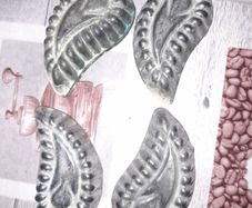 Beautiful Old 6 Paisley Shaped Metal Baking Moulds used for making Cookies, Chocolates, Postage Available on all my items, Collection is always welcome and recommended in Rochfortbridge Westmeath