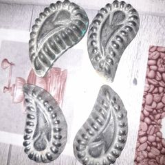 Beautiful Old 6 Paisley Shaped Metal Baking Moulds used for making Cookies, Chocolates, Postage Available on all my items, Collection is always welcome and recommended in Rochfortbridge Westmeath
