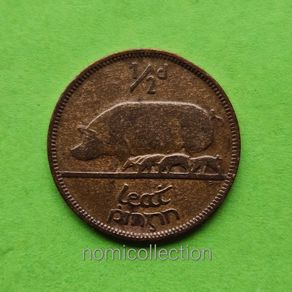 Ireland 1942 year Bronze Half Penny.