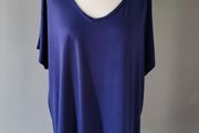 DKNY royal blue t-shirt, Size US2X / UK22