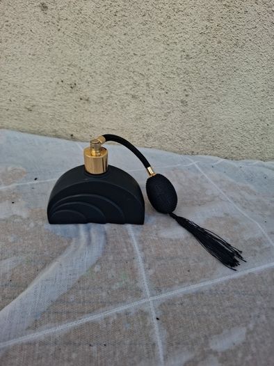 By post only vintage black perfume bottle